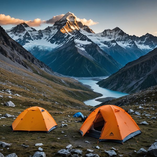 Comment organiser un camping pour une expédition de randonnée dans les montagnes de l'Himalaya en été?